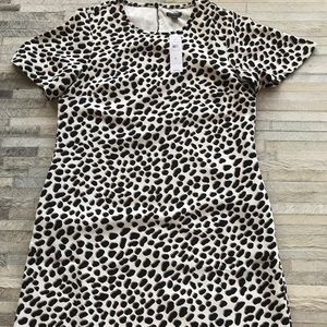 Ann Taylor leopard print dress new with tags on